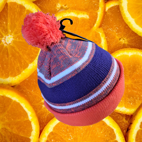 New 47  Clemson‎ Tigers Pom Pom Knit Hat - Picture 4 of 5